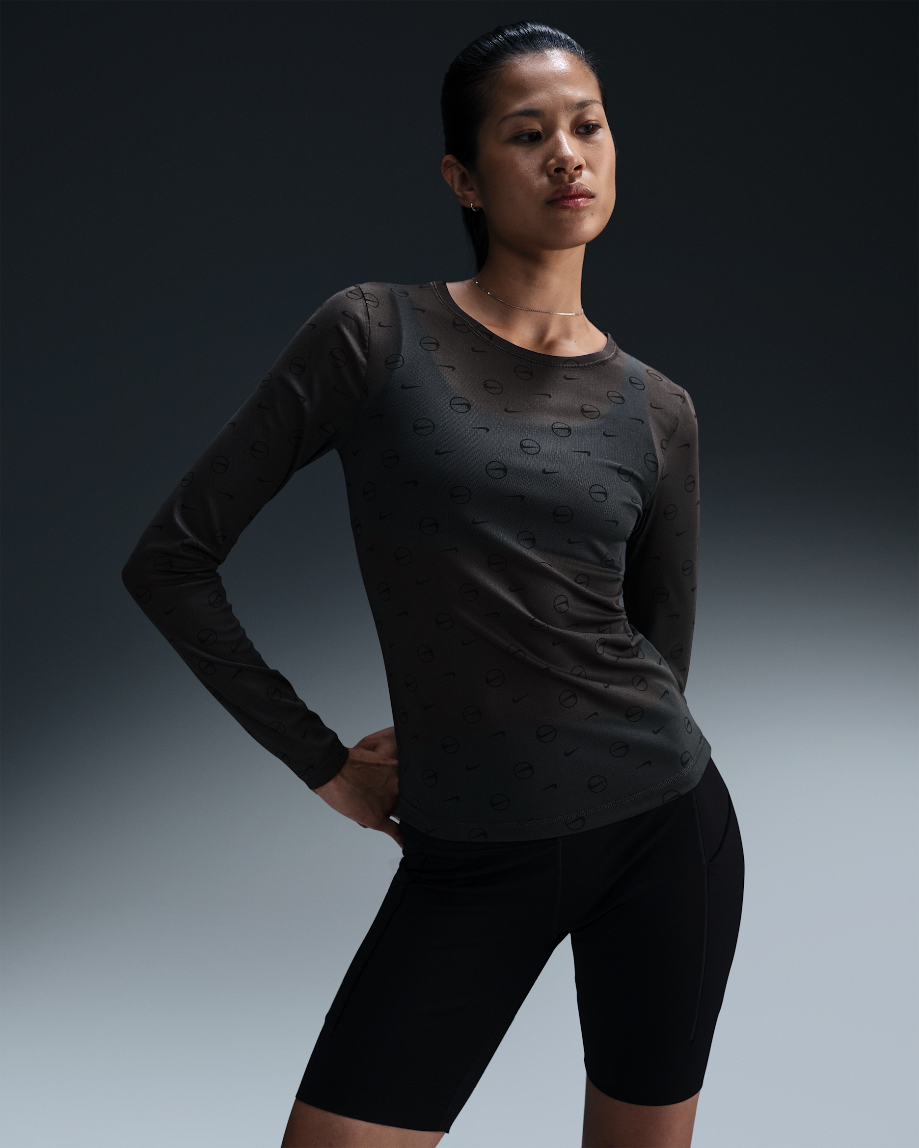 新品未開封 NIKE ナイキ 長袖 トップス ランニング レディース Lサイズ NIKE ナイキ レディス ランニング 長袖Tシャツ ウィメンズ